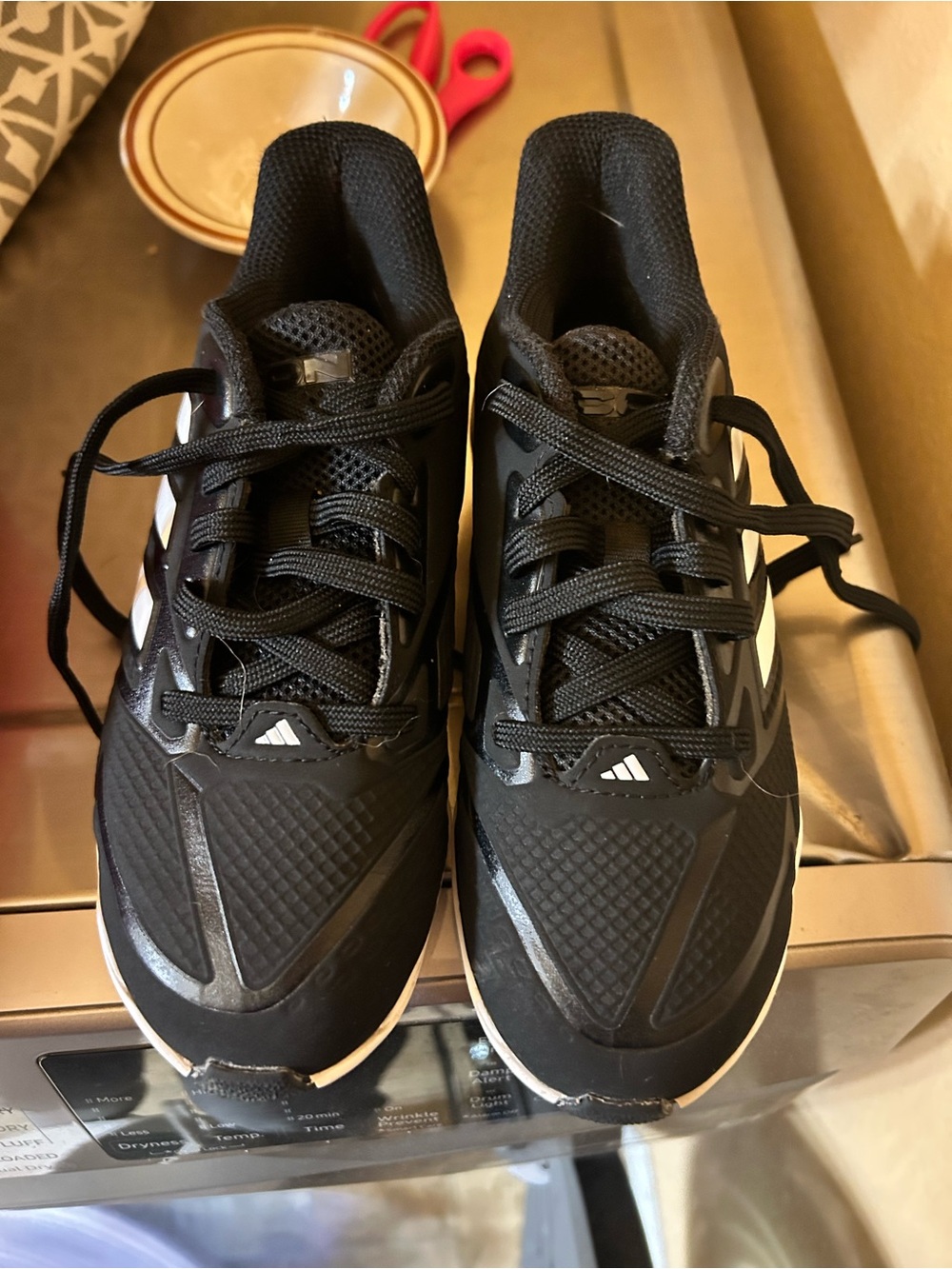 adidas Kids Black Baseball Cleats